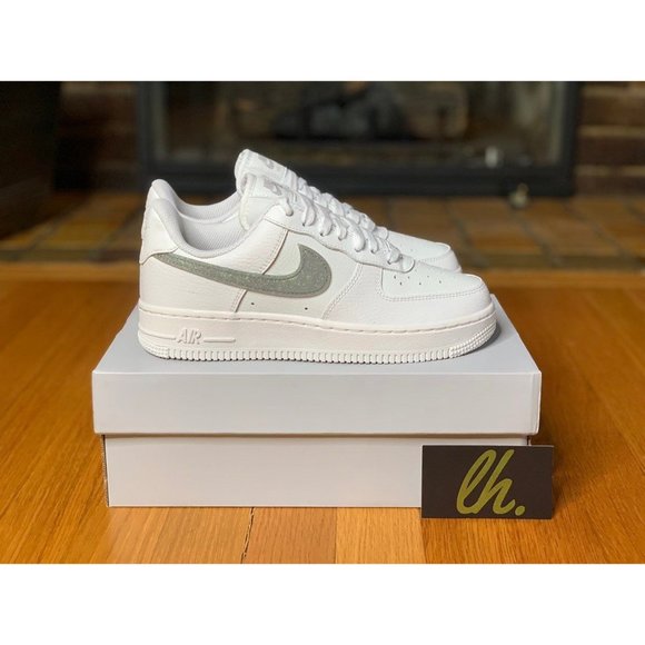 Sz 6.5 w Nike Air Force 1 Low "Glitter Swoosh Purple" - Picture 3 of 5